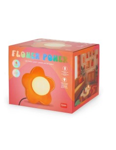 Legami - Lampada Led da Tavolo - Shiny Orange - Flower... 2