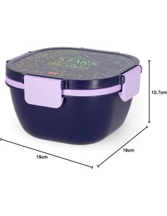 Legami - Contenitore Porta Pranzo, Lunch Box, Stars, 1... 2