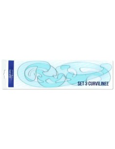 CURVILINEE SET 3 PZ TOP QUALITY QUADRA