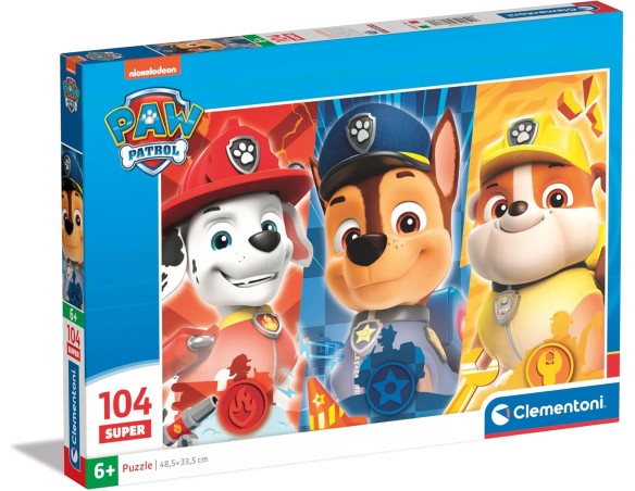Paw patrol | Puzzle 60 Pezzi - Puzzle Paw Patrol 104 Pezzi Bambini 6 Anni, Puzzle Cartoni Animati, Made in Italy, Multicolore, 