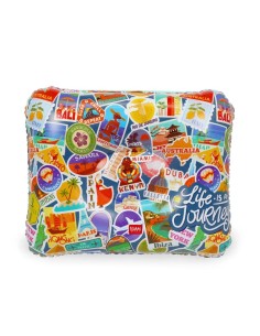 Legami - Cuscino Gonfiabile Travel Stickers - Inflatable...