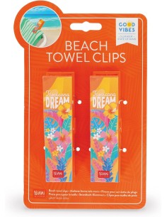 Legami - Set di 2 Mollette Ferma Telo Mare - Tropicana... 2
