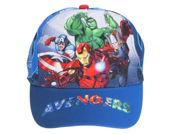 Avengers | Cappello con visiera regolabile stampa round – Avengers 52 - 54 cm
