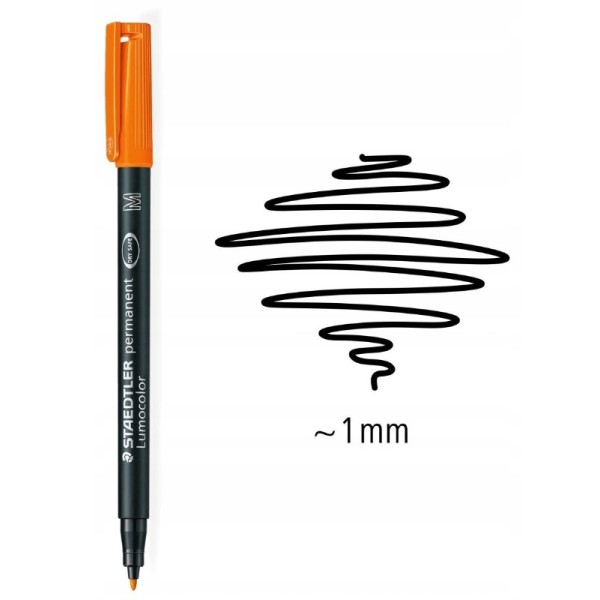 PENNARELLO LUMOCOLOR ARANCIO ARANCIONE 1.0 MM M...