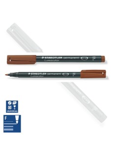 PENNARELLO LUMOCOLOR MARRONE 0.6 MM F STAEDTLER