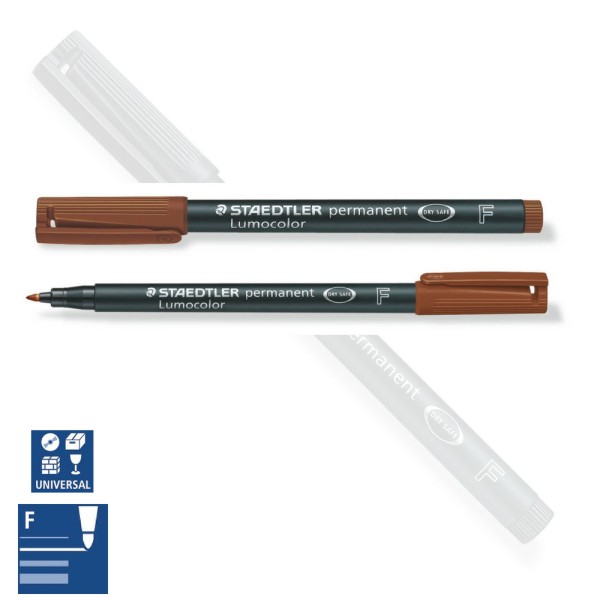 PENNARELLO LUMOCOLOR MARRONE 0.6 MM F STAEDTLER