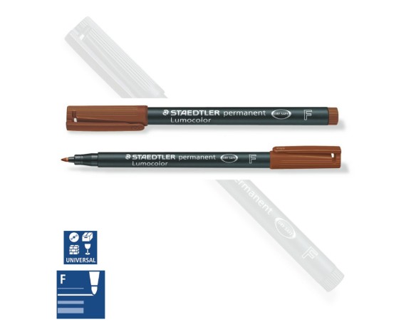 PENNARELLO LUMOCOLOR MARRONE 0.6 MM F STAEDTLER