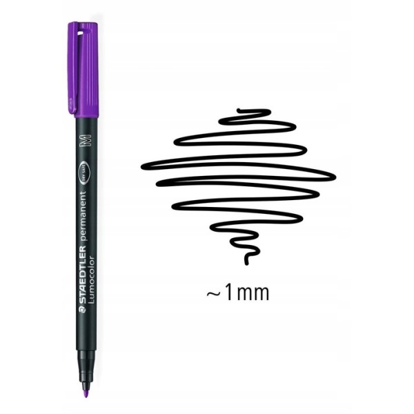 PENNARELLO LUMOCOLOR VIOLA 1.0 MM M STAEDTLER
