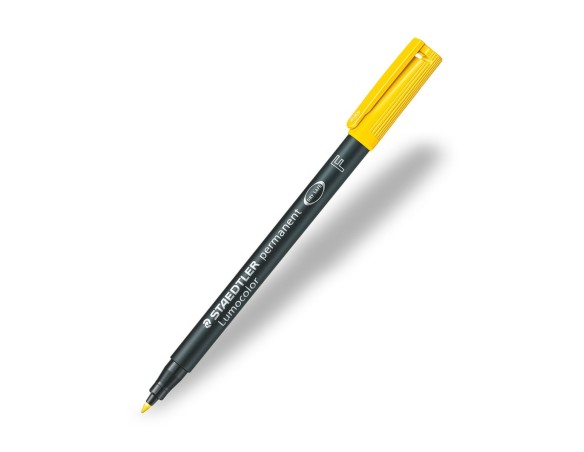 PENNARELLO Pennarello indelebile Staedtler Lumocolor – f Giallo