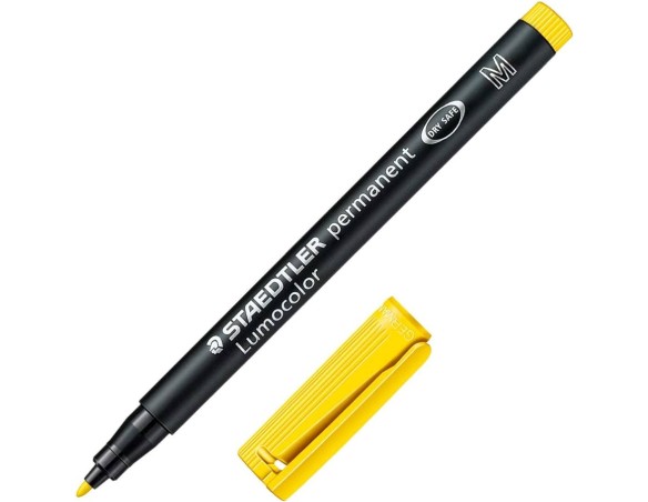 PENNARELLO Pennarello indelebile Staedtler Lumocolor – M Giallo