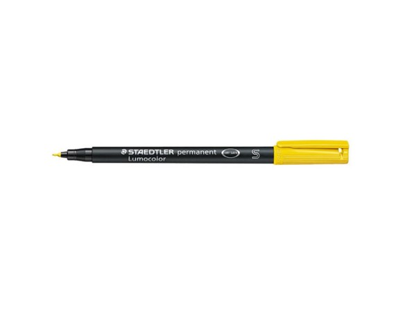 PENNARELLO Pennarello indelebile Staedtler Lumocolor – S Giallo