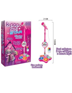 K-pop Microfono con asta karaoke cellulare Idols Star K-pop
