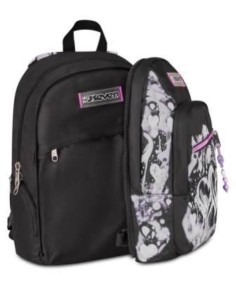 Seven Zaino Scuola Dual Detach PLUMPY LINE GIRL, Nero, 32... 2