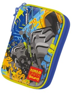 Astuccio OneTime TintaUnita MONSTER TRUCK blu Completo di...