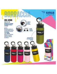 Borraccia Termica Acciaio TintaUnita Excellent - 500ml,...