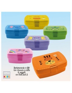 Box merenda TintaUnita Kids Animali porta pranzo asilo...