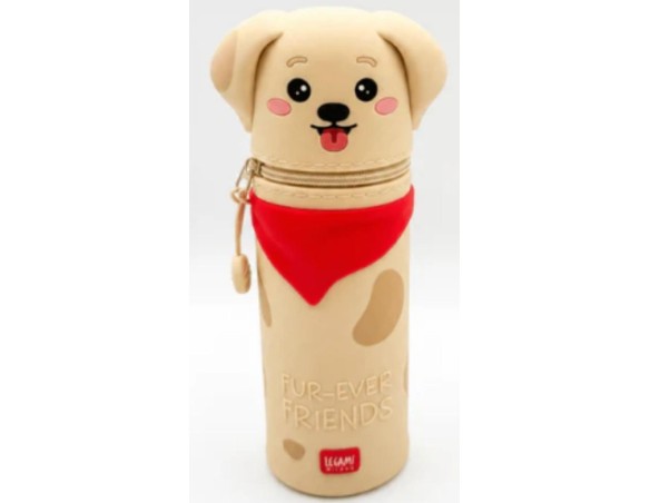 Legami - Astuccio cane Borsellino kawaii 2in1 in silicone golden legami