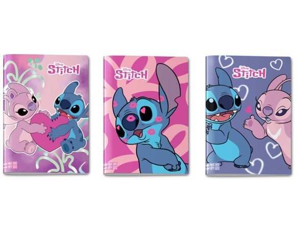 Quaderno Seven Maxi Disney Lilo & Stitch Cute And Fluffy 5 mm quadrettino 1 rigo 10MM