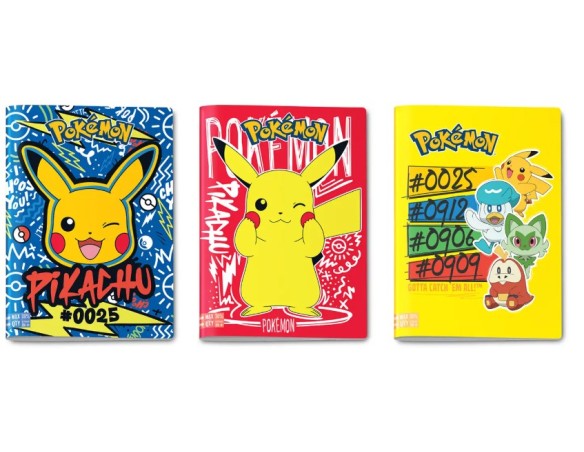 Quaderno Seven Maxi Pokèmon Pokemon 5 mm quadrettino 1 rigo 10MM