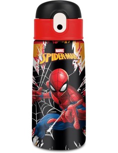 Seven Borraccia Kid Spiderman, Blu, 460 ml, Acciaio Inox,...