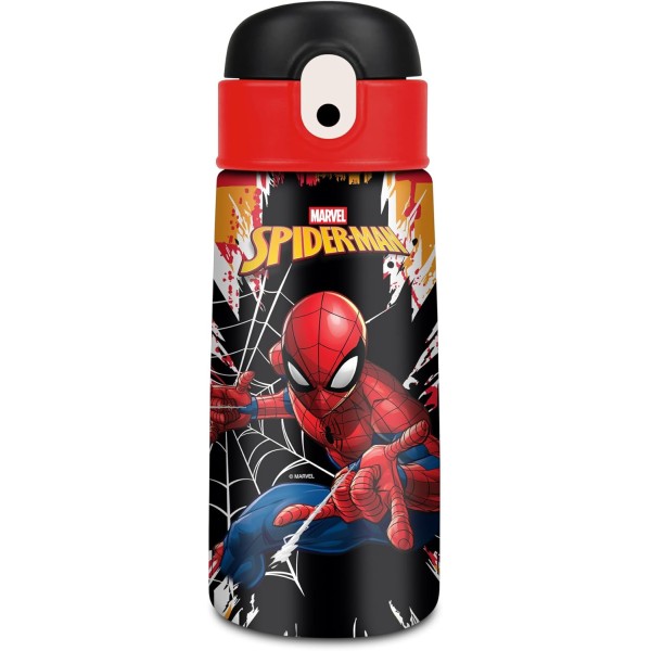 Seven Borraccia Kid Spiderman, Blu, 460 ml,...