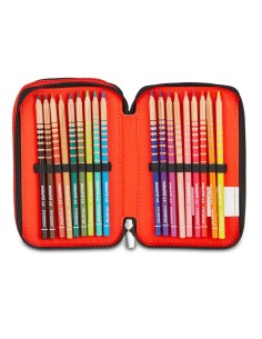 Seven Astuccio Scuola 3 zip Spiderman, Blu, Triplo... 2