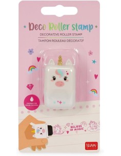 Legami - Timbro Decorativo a Rullo - Unicorn Unicorno -...