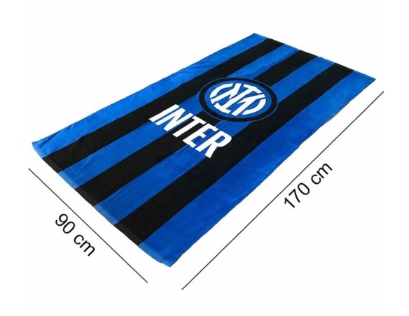 Inter | Telo mare F.C. Inter ufficiale spugna di 100% Cotone 90x170 cm 65021 adulto
