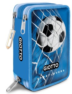 Asticcio 3 zip Giotto Sportlovers Astuccio 3Zip Calcio...