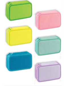 ASTUCCIO 3 ZIP CON CORREDO B.COLORS PELIKAN PASTEL & NEON...