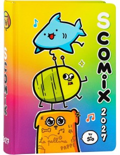 COMIX Scomix by Sio - Agenda Giornaliera 16 Mesi, Diario...
