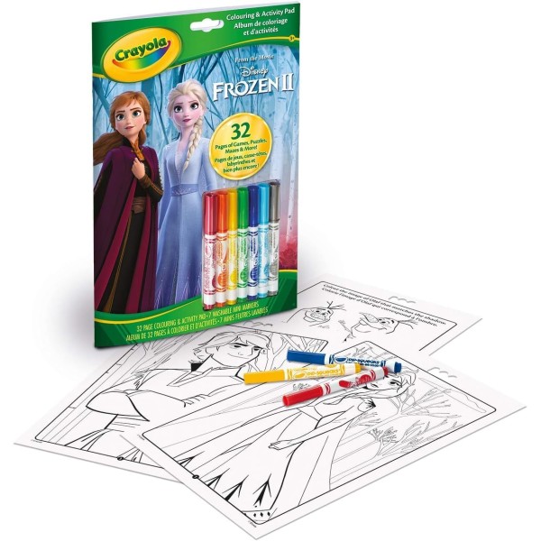 CRAYOLA - Album Attività & Coloring Frozen 2,...