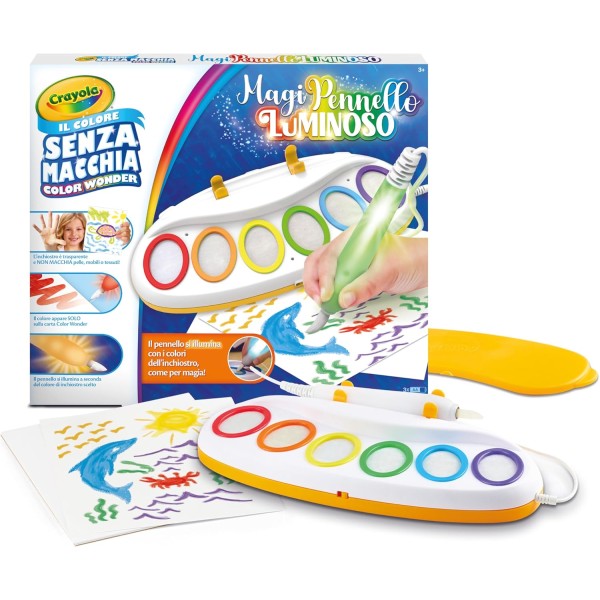 CRAYOLA Color Wonder MagiPennello Luminoso,...