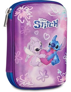Seven Astuccio Stitch Quick Case, Completo di Matite,...