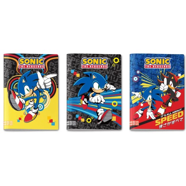 Quaderno Seven Maxi Sonic 10mm quadrettone