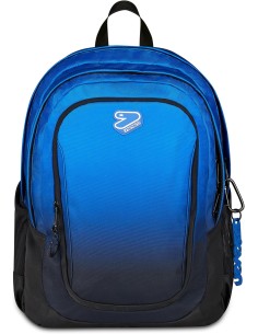Seven Zaino Scuola SHADE TECH, Doppio Scomparto, Blu, 29...