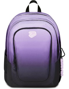 Seven Zaino Scuola SHADE TECH, Doppio Scomparto, Rosa, 29...