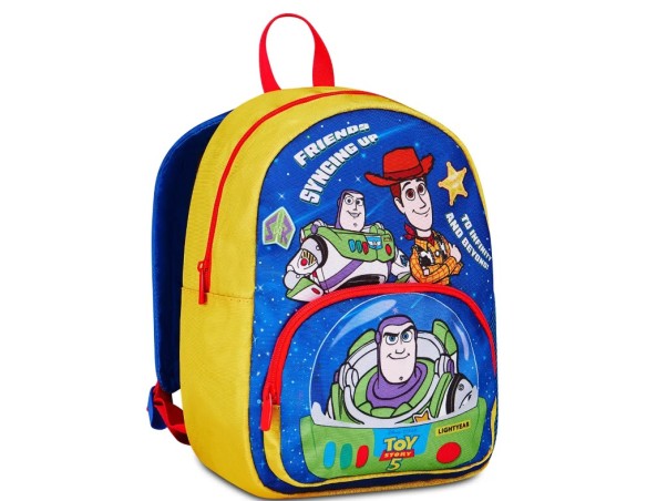 Toy Story | Zaino Zainetto Asilo Toy Story, Blu, 14 L, Monoscomparto, Seven Tasca frontale, Tasca porta borraccia, Multifunzion