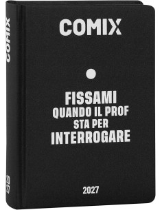 Comix Diario Agenda 16 Mesi Standard nero Black&white