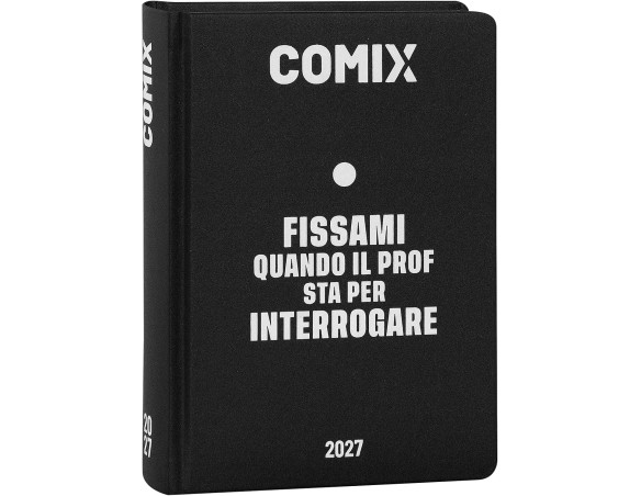 Comix Diario Agenda 16 Mesi Standard nero Black&white