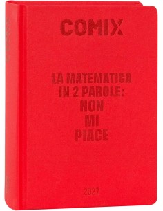 Comix Diario Agenda 16 Mesi Standard Rosso