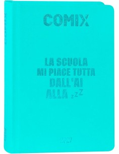 Comix Diario Agenda 16 Mesi Standard Turchese