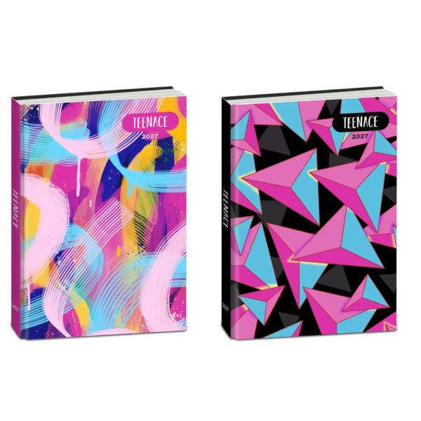 DIARIO AGENDA Teenace Diario Std 12 Mesi Fluo...