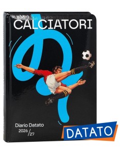 DIARIO SCOLASTICO 12 MESI DATATO 13X17,8 CALCIATORI...