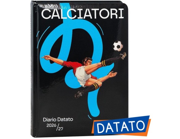 DIARIO SCOLASTICO 12 MESI DATATO 13X17,8 CALCIATORI PANINI 2026-2027