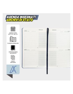 Agenda Insegnante 2027 Bigiornaliera 12 Mesi 13x21cm... 2