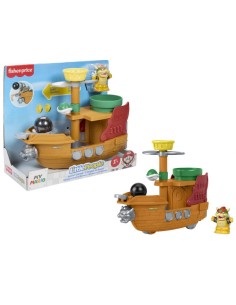 Fisher-Price Little People My Mario Galeone di Bowser,...