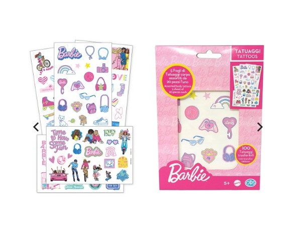 Barbie tatuaggio corpo Barbie