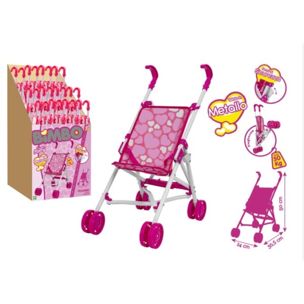 Bimbo passeggino 36,5x50x24cm