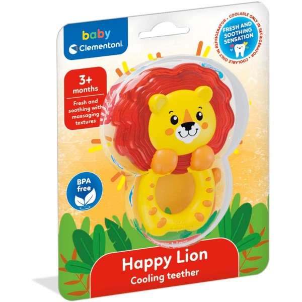 Clementoni Baby - Happy Lion Cooling Teether,...